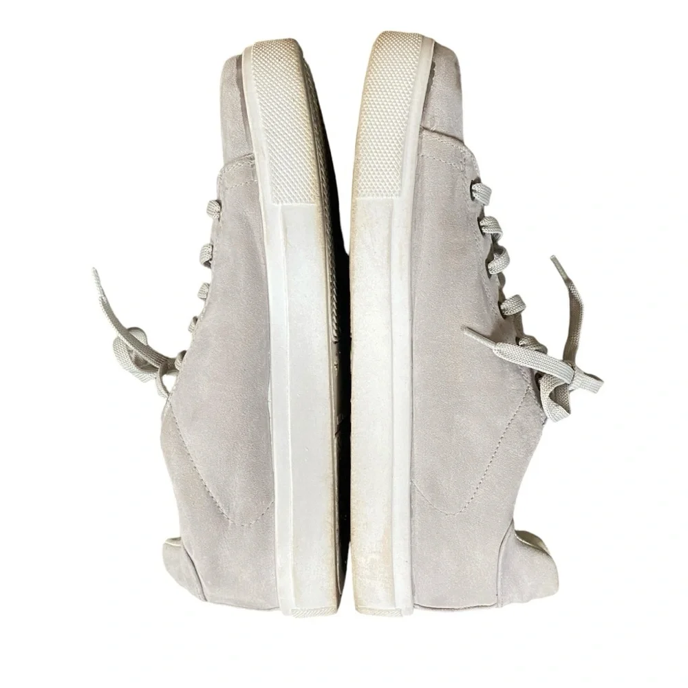 ANDRE Gray Suede Sneakers Lace-Up EU40 Made In Italy